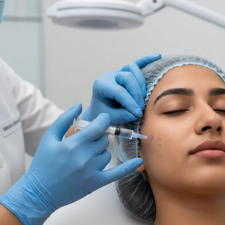 Targeted scalp mesotherapy and hair follicle nourishment treatment
