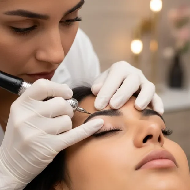 Permanent Makeup Eyebrow Microblading Treatment